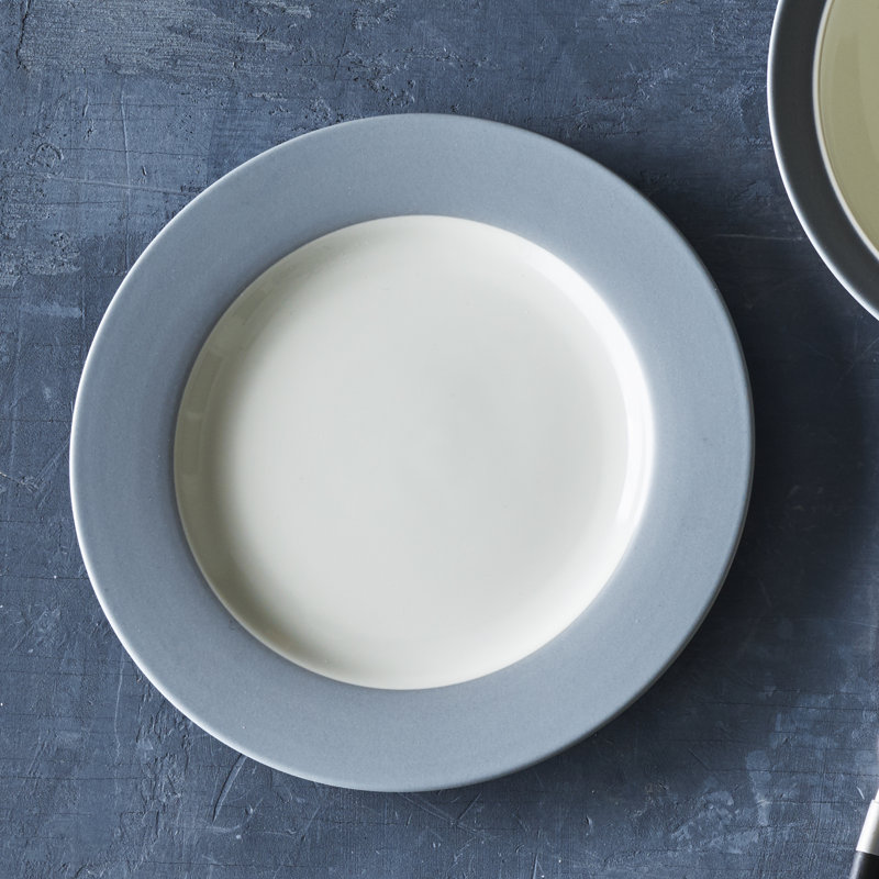 Noritake Colorwave Rim Salad Plates, 8-1/4", Slate