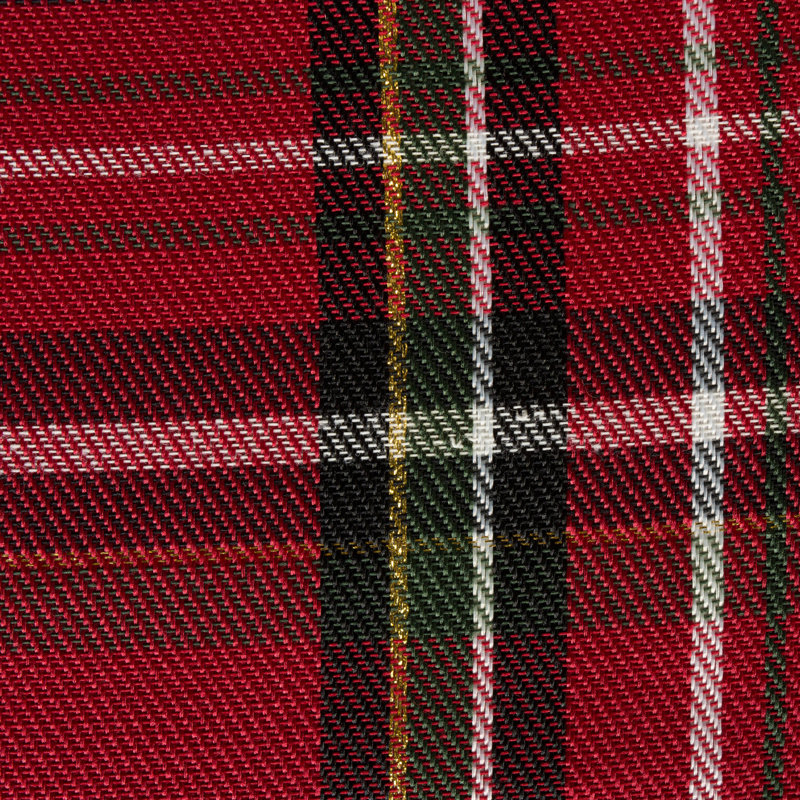 Trotwood Polyester Plaid Square Napkin