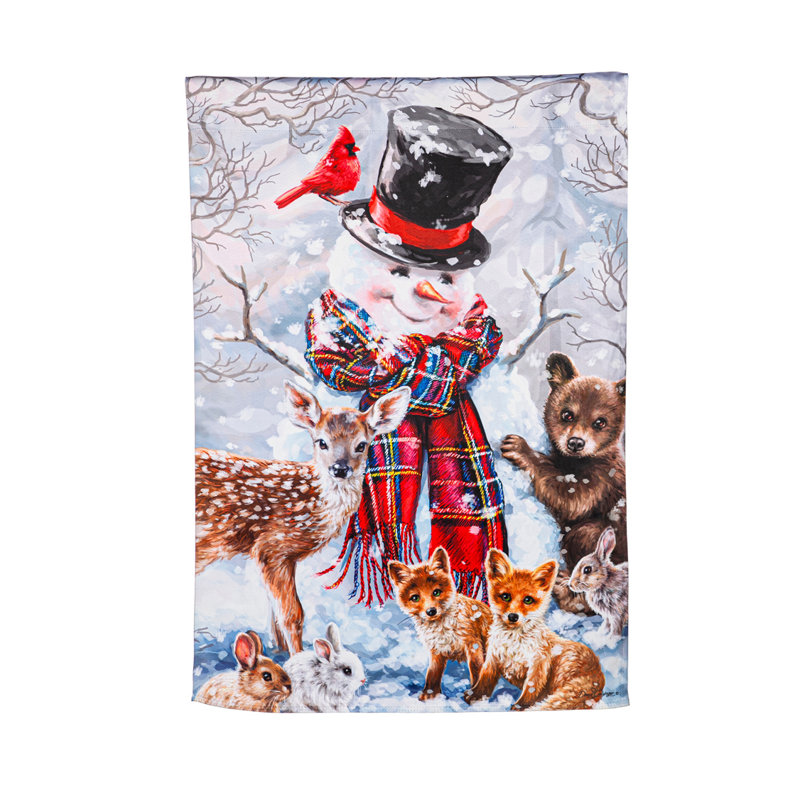 Drapeau de maison 42 po x 28 po en polyester 2 faces Dovidas