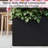 Clare 16 in. W x 24 in. H Rectangular Metal Planter Box, Outdoor All-Weather Plant Container-218585690