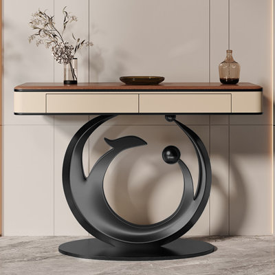 Italian-style light luxury console table