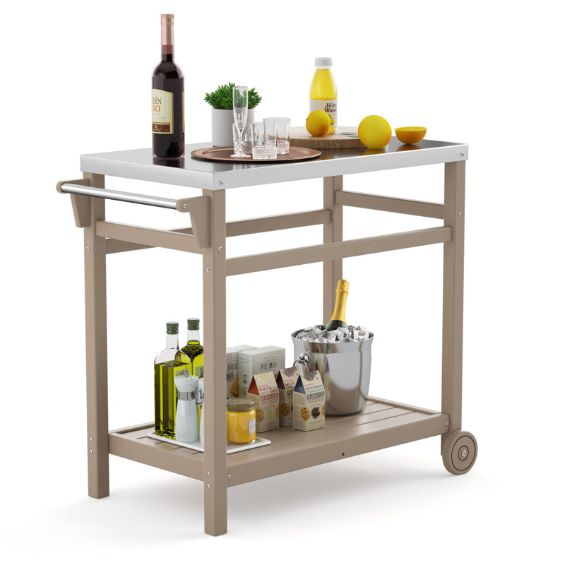 Ebern Designs Indara 53cm W Barbecue Cart