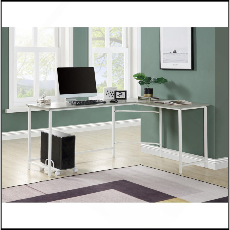 Modular, 29.96" H x 65.96" W x 47.03" D, White, Gray 1