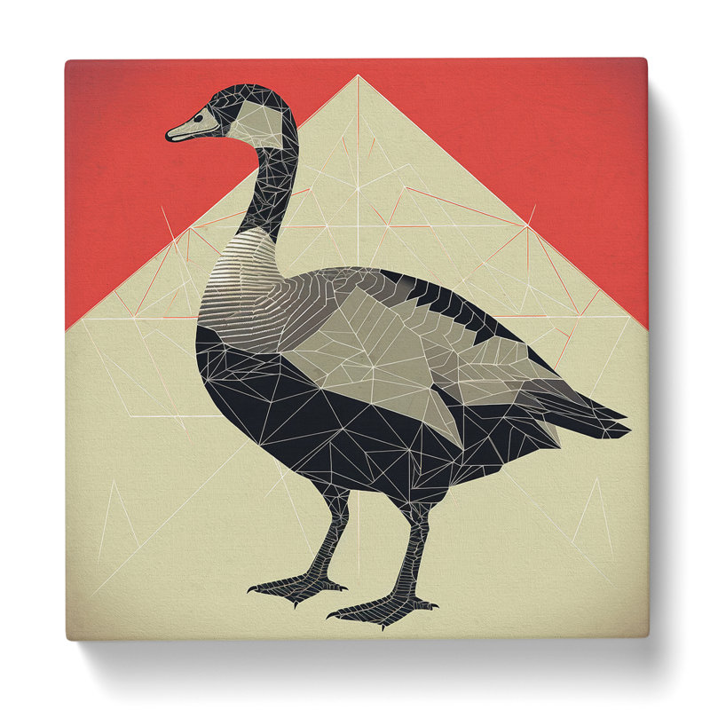 Goose Constructivism No.1 - Wrapped Canvas, 50cm H x 50cm W x 3cm D