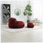 Fauteuil à billes Myrna, canapé de plancher avec poignée, fauteuil d'appoint avec repose-pieds pour lire et se détendre-1231726983