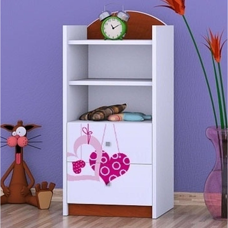 Joaquin 96cm H X 45cm W Kids Cube, Brown