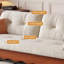 Canapé-lit pliable en tissu massif 76,77 po avec rangement caché-1766236552