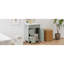 Armoire de salle de bain 24 po avec lavabo en céramique - Économie d'espace, évier de construction optimisé, pratique-1006337968