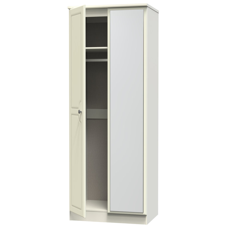 Adala Manufactured Wood Wardrobe, Cream Ash