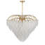 Boa 9-Light Chandelier in Warm Brass by Breegan Jane-478921233