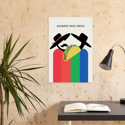 Taco Culture Fiesta by Andreas Magnusson - Wrapped Canvas Print