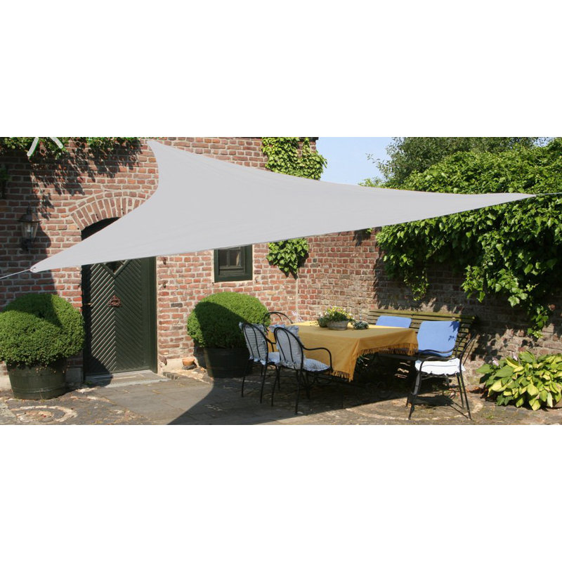 Nonatum 3.6m x 3.6m Triangle Shade Sail, Grey