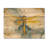 Yellow Dragon Fly Flight Of Elegance - Dragonfly Animal Wood Wall Art - On Natural Pine Wood-1907869474