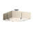 Exos Square Large Double Shade Semi Flush Mount-71819024-72070624