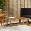 Solid Wood Outdoor Bench-2011064756