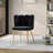 Yorba 23.6" W Velvet Side Chair with Tufted Back-1086689792