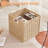 12" Collapsible Wicker Storage Baskets Storage Cubes Baskets Organizer Bins, 2 Pack-1107368310