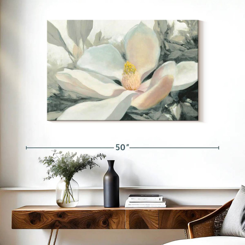 Harnek majestueux magnolia vert gris, H 26 po x l 39 po