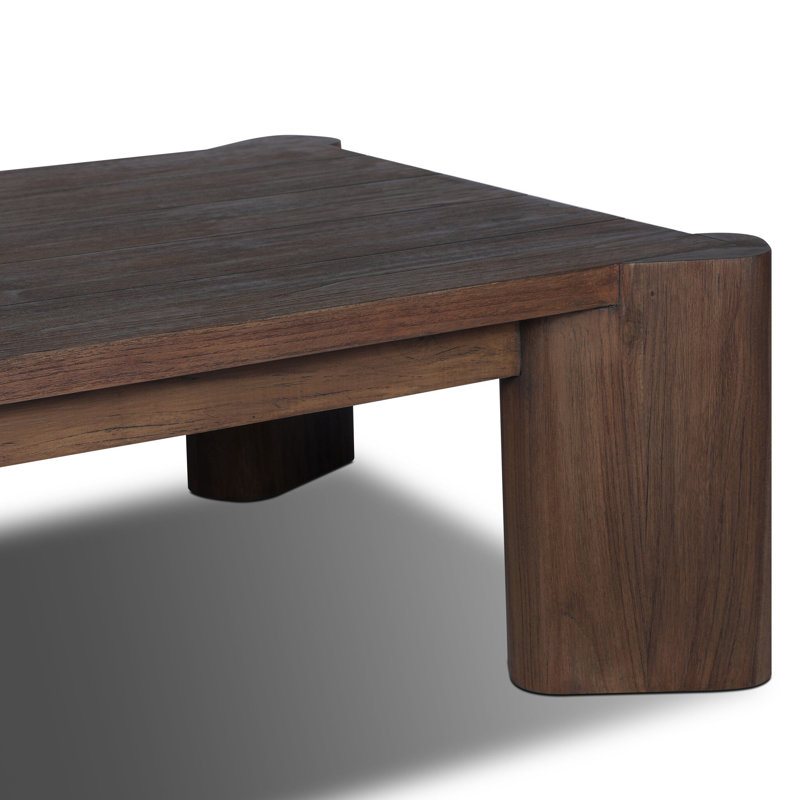 Soho Outdoor Coffee Table-Stained Saddle Brown