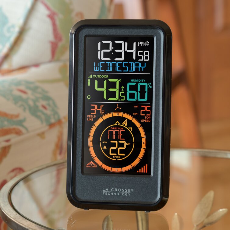 La Crosse Technology Wireless Weather Station with Atomic Time and Date -  Sam's Club