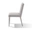 Chaise rembourrée en lin Donaho-61053362