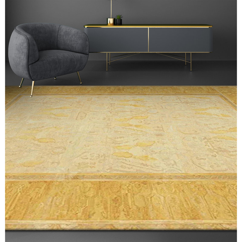 Savonile Ravenna Azm Silk Oriental Area Rug, Rectangle 10'2" x 14'2"