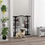 Pressure Mounted Pet Gate With Door-94282347-94590198