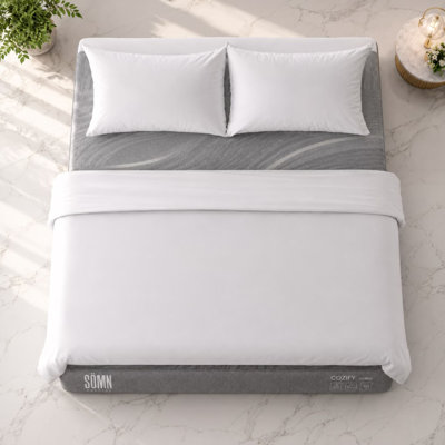 Matelas hybride rafraîchissant au graphène Cozify de Sömn Company, 30 cm (12 po), livré en boîte, format Twin XL, ensemble de 7 pièces
