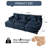 Spacious Modular Chenille Sofas, Modern Design For Home Comfort