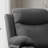 Dark Gray Manual Mini Recliner With A Fixed Base And Linen Fabric, Suitable For Small Spaces.-1154884925
