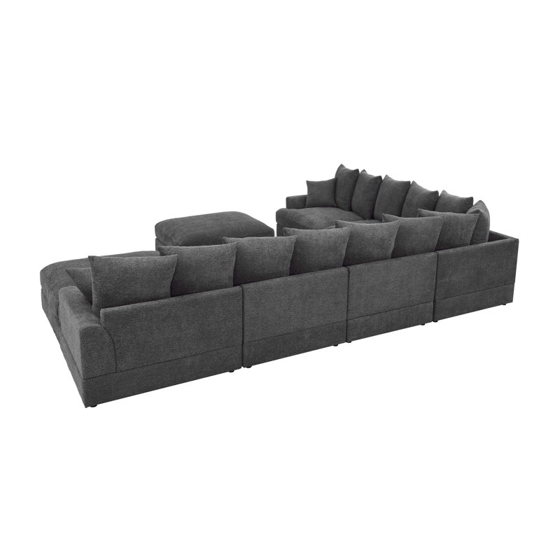 Canapé modulaire Arden Cloud, Gris