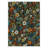 Ammons Edenwood Floral Machine Washable Black / White / Green Indoor Area Rug with Non-Slip Backing-828650212