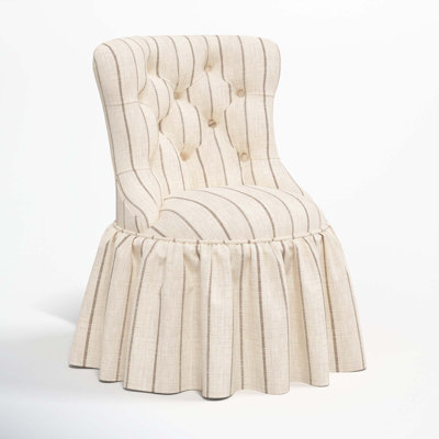 Minnie Cotton Swivel Side Chair