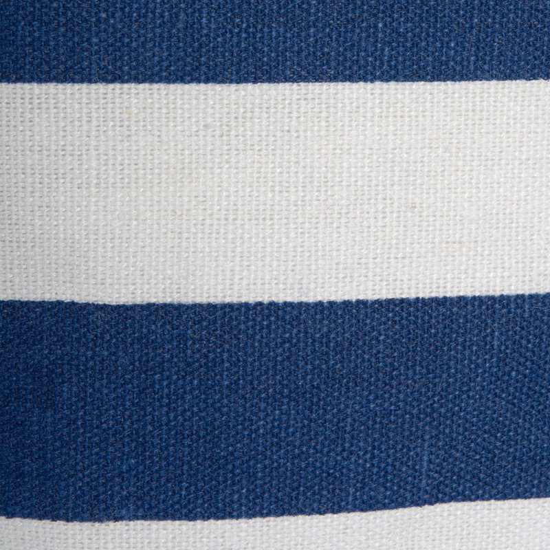 Heuer Fabric Laundry Hamper with Handles, Nautical Blue, 20" H x 14" W x 14" D