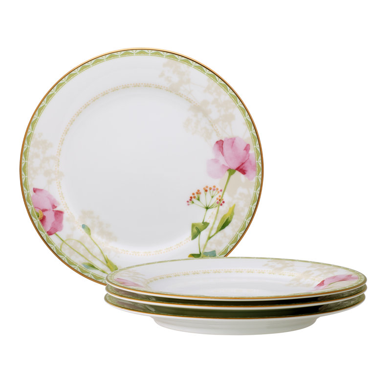 Noritake Poppy Place Salad Plates, 8-1/4"