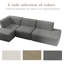 4 Seater Corduroy Seating Component-133015358