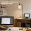 Lampe sur pied à intensité variable avec télécommande, 3 températures de couleur, lampe sur pied moderne avec abat-jour en lin pour le salon, la chambre à coucher ou le bureau