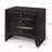 Black 2-Drawer Nightstand With Tray