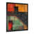 Cadre simple noir, bois massif