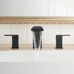 Widespread 2-handle Bathroom Faucet with Drain Assembly
