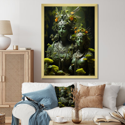 «Hinduism Ramas Forest Spirtual», reproduction d'art sur toile