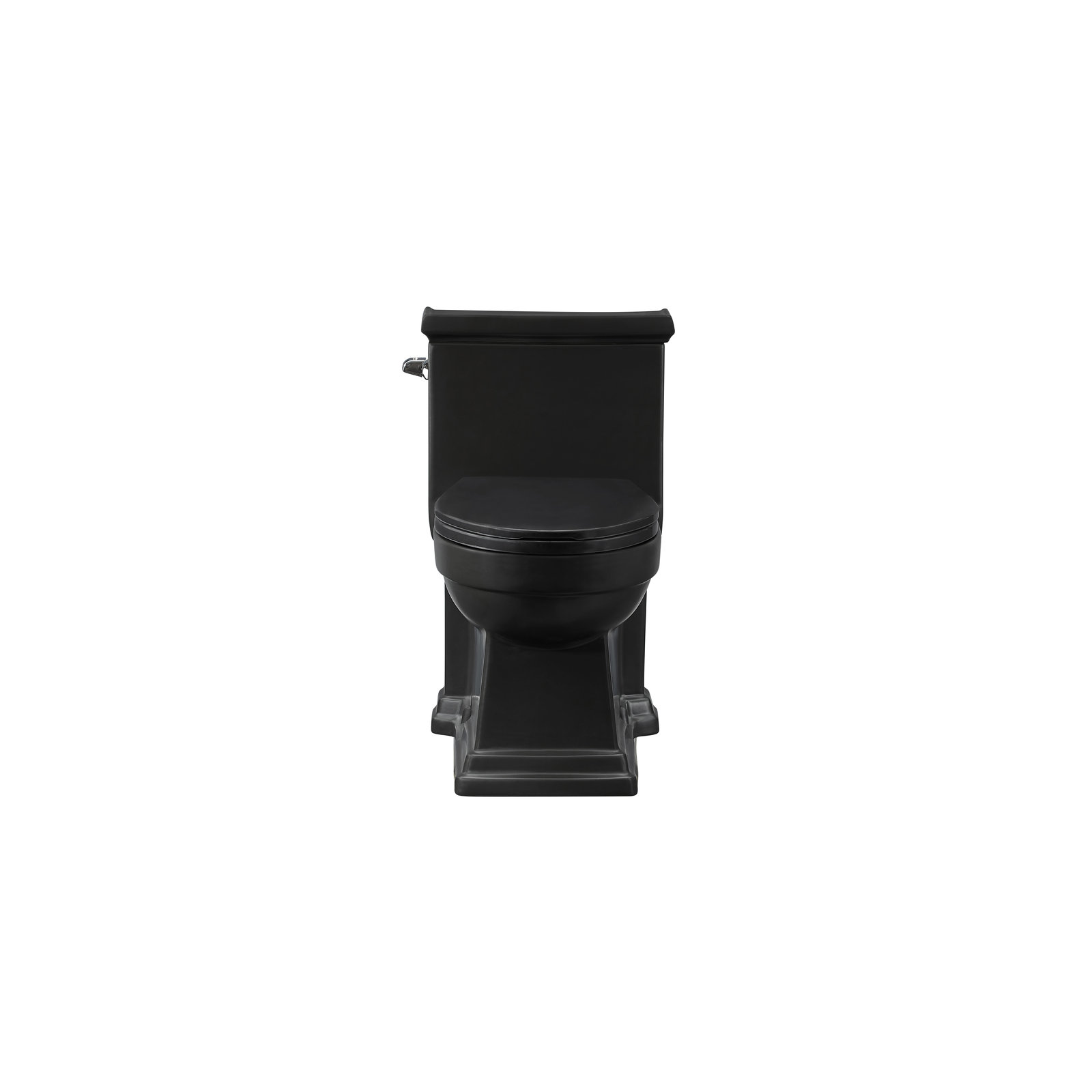 Voltaire One-Piece Elongated Toilet Dual-Flush 1.1/1.6 gpf, Left, Matte Black