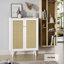 Armoire d'appoint en bois 2 portes avec tablettes réglables Corvyn-666477034-666477047