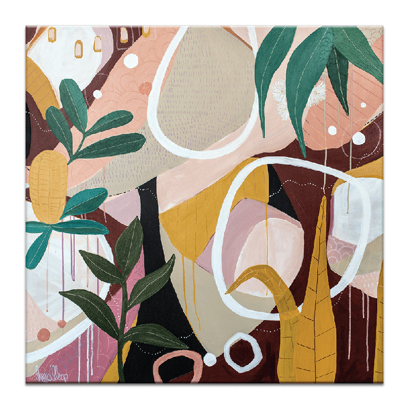 Beach Track by Lizzie Alsop - Print, Wrapped Canvas, 102" H x 102" W x 1.5" D