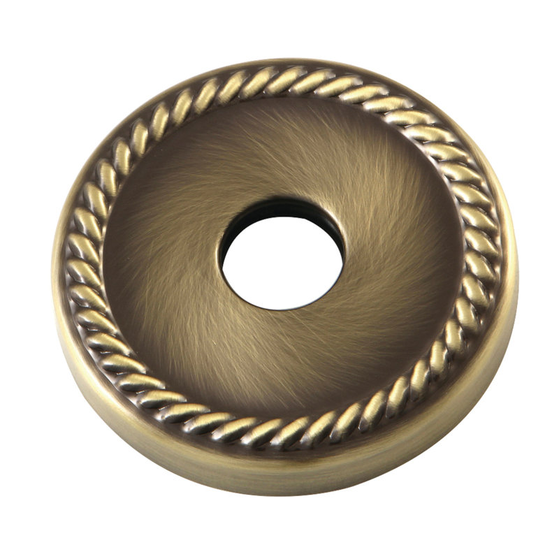 Écusson extérieur en laiton Kingston de 3 po (diamètre intérieur de 3/4 po) Kingston Kingston, Laiton antique