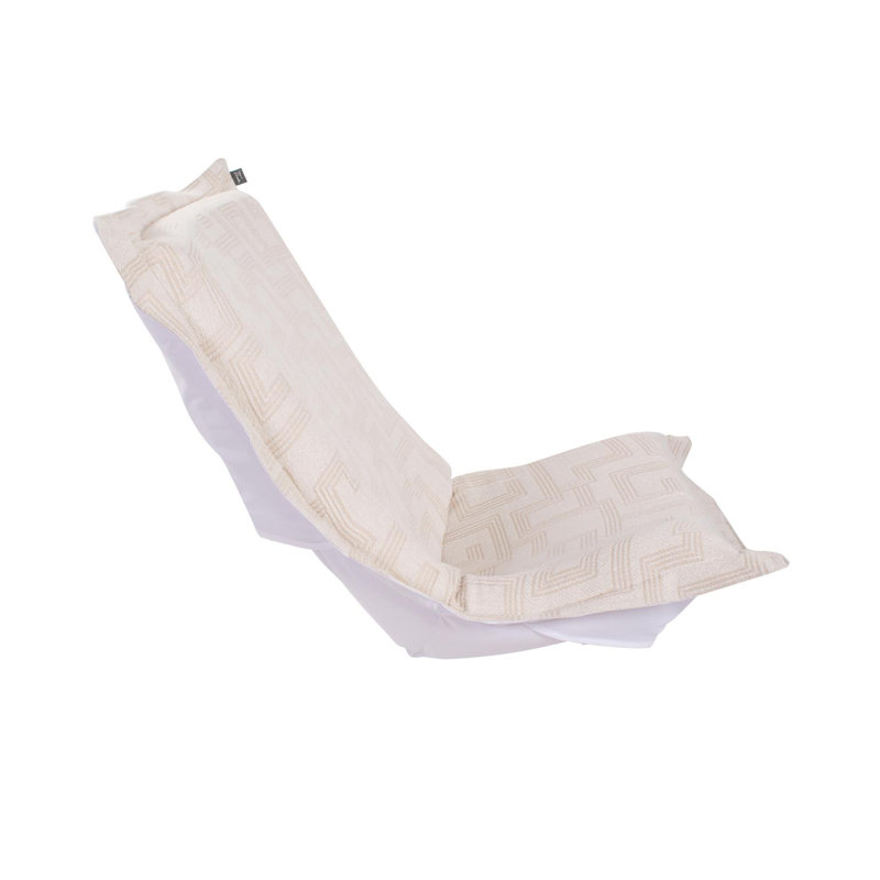Tawa Indoor/Outdoor Puff Chair Cover & Cushion Syros Fog, Brown