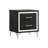 Malcolm Black 2-drawer Nightstand Bedside Table