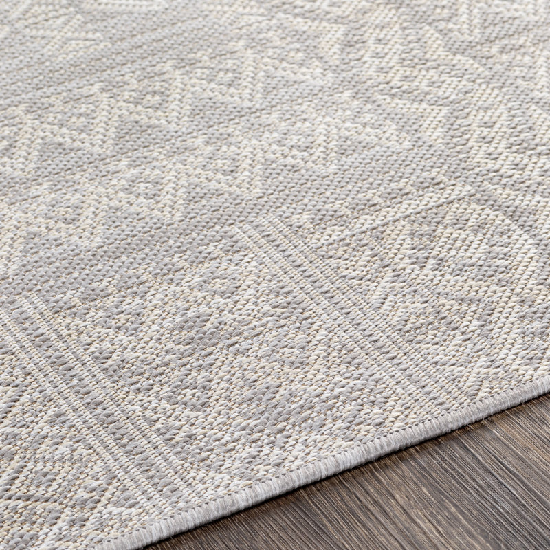 Southwestern Indoor / Outdoor Rug, Rectangle 5'3" x 7'