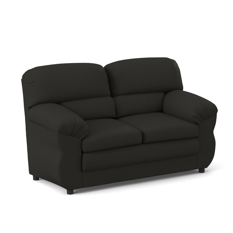 Kendig 64'' Upholstered Loveseat, Bronco Black