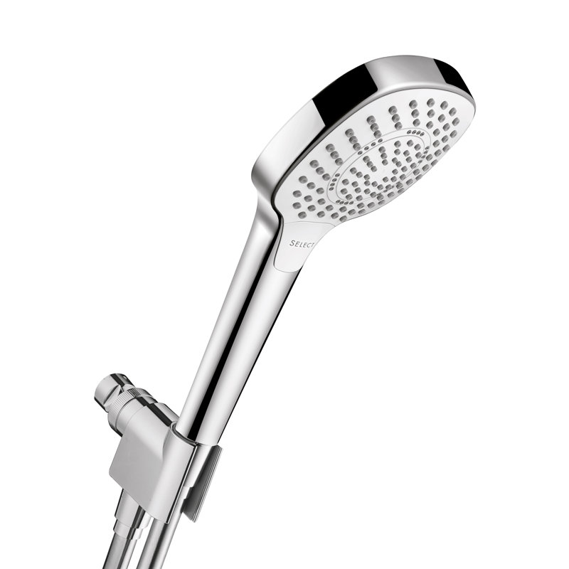 hansgrohe Croma Select E Croma Select E 110 3-Jet SAMSet 1,75 GPM, Chrome, 1.75 GPM 